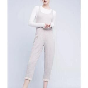 Anthropologie Only Hearts Grey Terry Jumpsuit Size Small